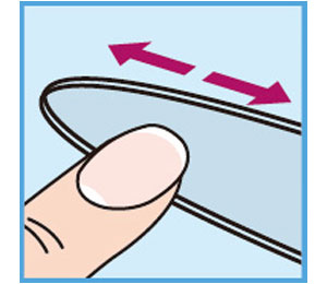 Crystal Nail Shiner Slim Usage illustration image1