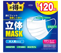 立体マスク 大人用サイズ パッケージ画像