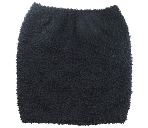 Alpaca Belly Warmer & Neck Warmer Black Body