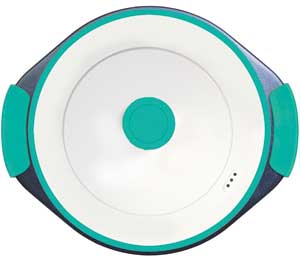 レンジdeビストロ Circle シャルドネグリーン 蓋付イメージ