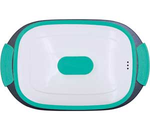 レンジdeビストロ Oval シャルドネグリーン 蓋付イメージ
