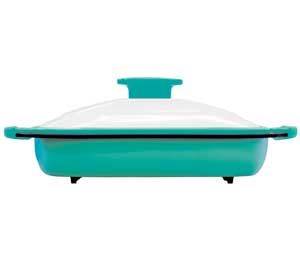 レンジdeビストロ Oval シャルドネグリーン 蓋付イメージ横