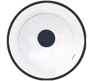 レンジdeビストロ Circle カフェブラック 蓋付イメージ