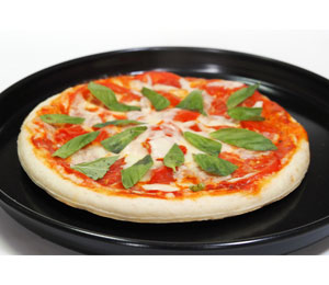 レンジで焼ケ～ル薄型 ピザ用 使用イメージ