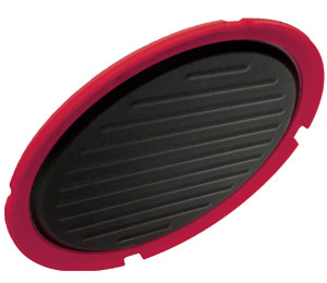 Microwave Double-Sided Baker with Steaming Plate Grill plate